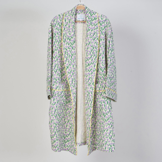 Violet Tulip Robe (Family Size)