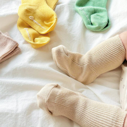 Baby Ribbed Socks 4-Pack Set