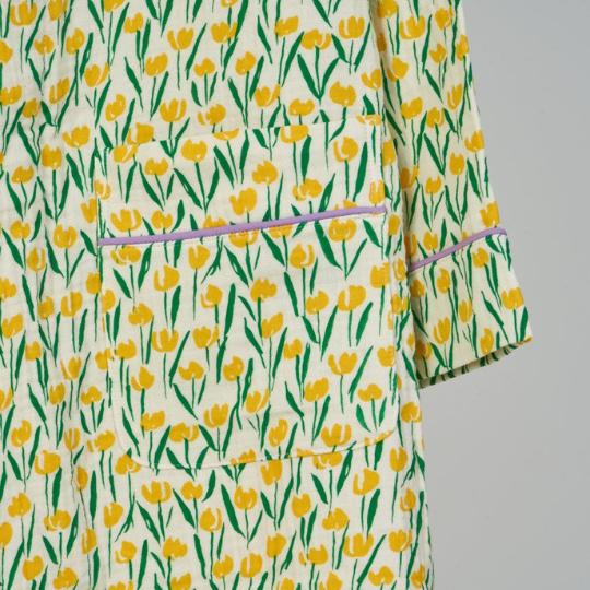 Yellow Tulip Robe (Family Size)