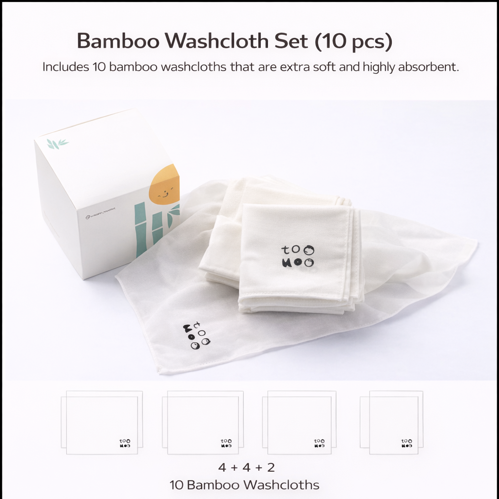 Baby Washcloth Set (10 pcs)