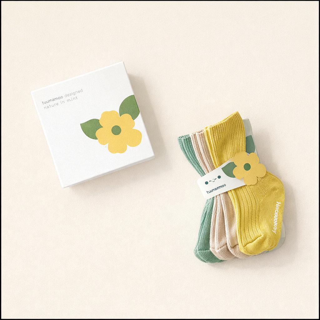 Baby Ribbed Socks 4-Pack Set